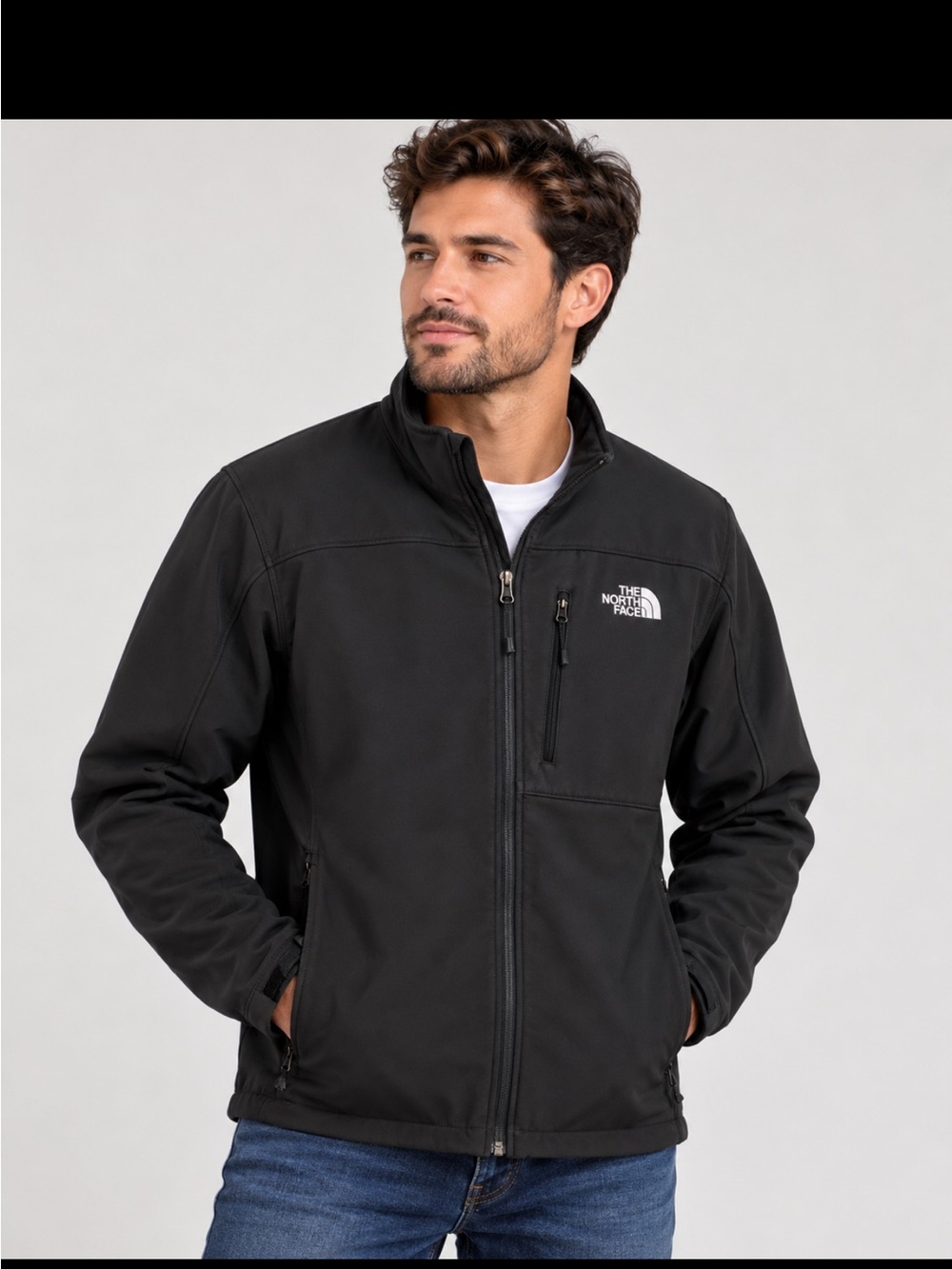 The North Face Men's Black Softshell Jacket
